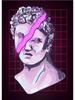 Neon Effect Vaporwave Glitch Sculpture Posters Print Canvas Painting Abstract Wall Art Picture For Modern Living Room Home Decor