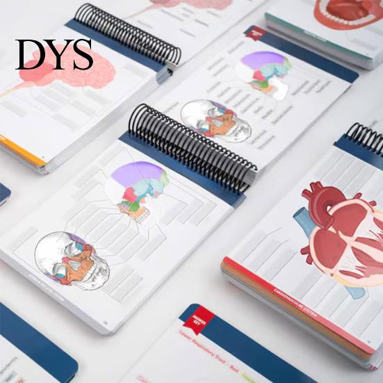 Strengthen Anatomy Knowledge With Lab Workbook Label 100+ Human Illustrations Physiology Anatomical for Practice Learning Medical School Students