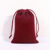 Velvet Jewelry, Wine Red, 13 18 Cm, Small Bags for Storage and Gifts