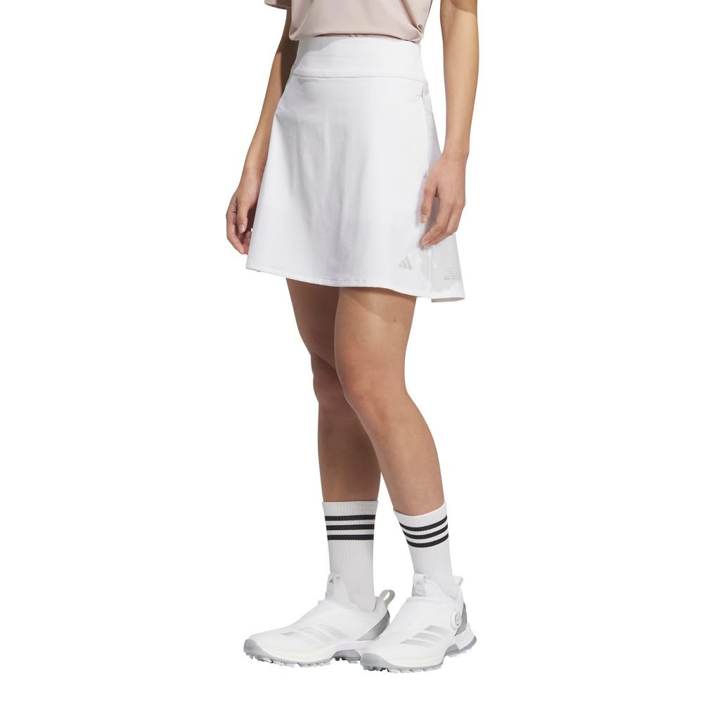 Adidas Golf Adizero Golf Back Pleated White Skirt, Water-Repellent, Skirt, Women's,
