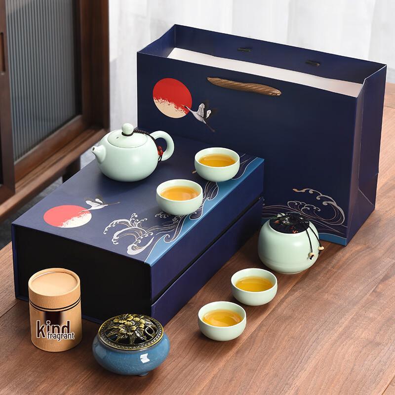 Ailanhui Jia Chinese Ceramic Kung Fu Tea Set