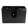 Bamboo Paper Towel Dispenser Countertop Wall Mounted Multifold Napkin Box for Bathroom