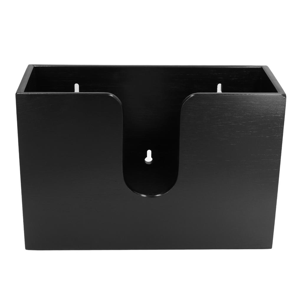 Bamboo Paper Towel Dispenser Countertop Wall Mounted Multifold Napkin Box for Bathroom