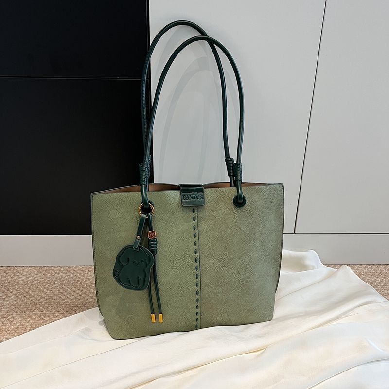 

Women s High-Grade Bag 2025 New Trendy Shoulder Bag Large Capacity Tote Bag Casual Fashion Commuter Bag Green