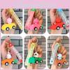 Farm Animal Pull Back Car Keychains Perfect Backpack Accessories**