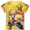 Kids Boys Anime Cartoon Demon Slayer Kimetsu No Yaiba Short Sleeves T-shirt Top Shorts Pants Clothes Sets