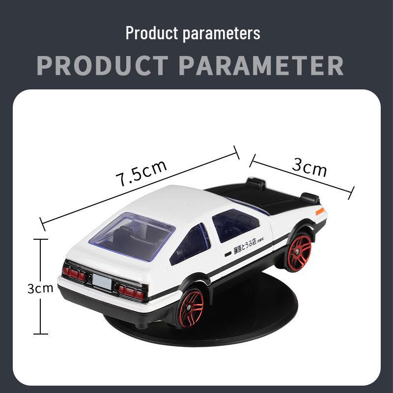 AE86 Alloy Drift Car Turntable Display Model for Car Consoles
