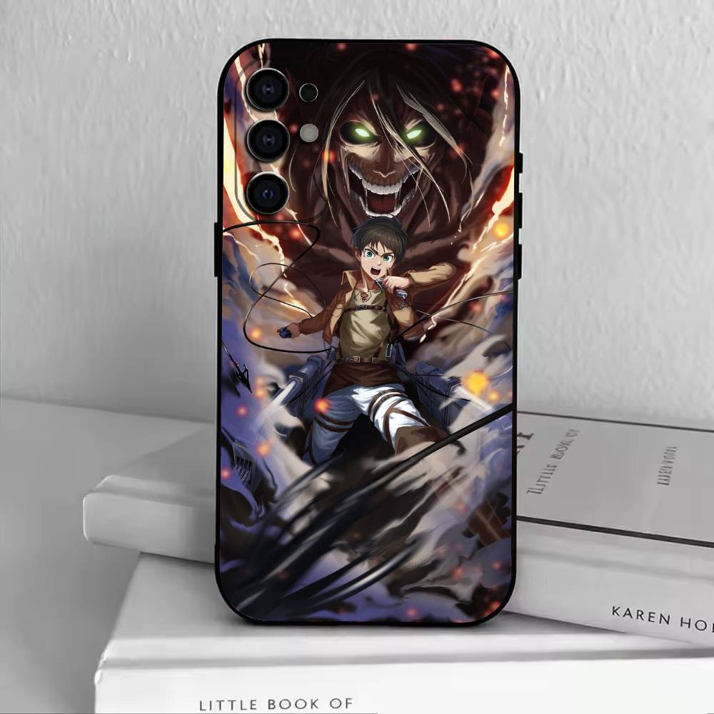 A-Attack Titan  Phone Case For Samsung S25,S24,S21,S22,S23,S30,Ultra,S20,Plus,Fe,Soft Silicone Black Cover