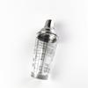 Stainless Steel Glass Cocktail Shaker with Scale