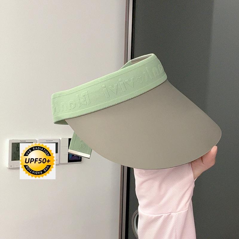 

Бесследная шляпа от солнца с открытым верхом для девочек, легкая и складная шляпа от солнца для занятий спортом на открытом воздухе, для бега, на весну и лето adult (56-58cm)