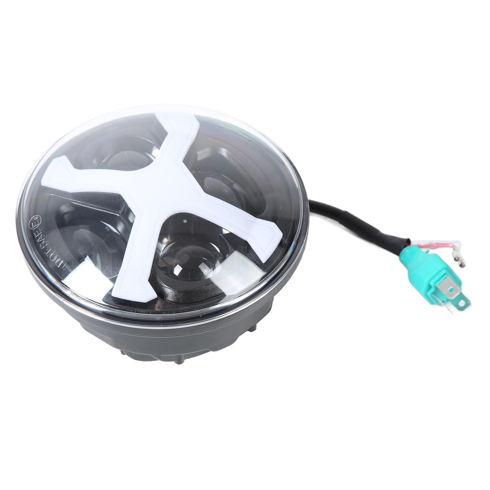 6in 12V LED Headlight 6000K‑6500K 3200lm High Brightness Universal for Car Motorcycle