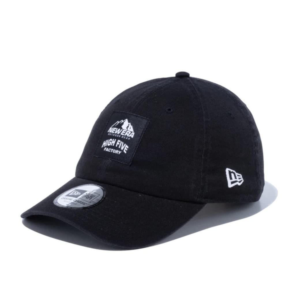 

[New Era] HIGH FIVE WOVEN LABEL CASUAL CLASSIC CAP Black