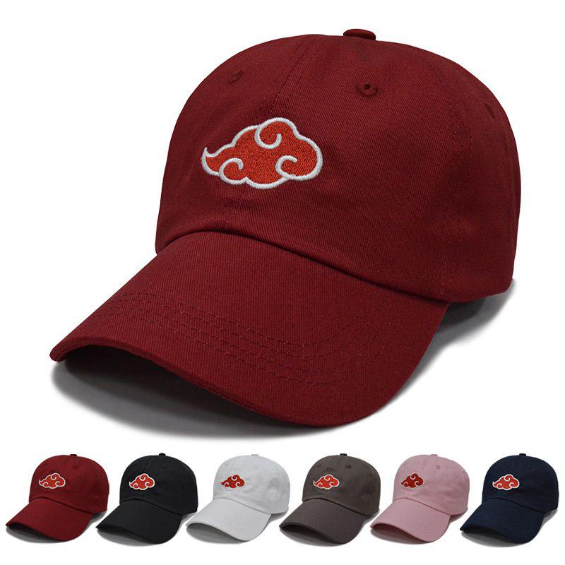Dad Uzumaki Naruto Hat Akatsuki Logo Uchiha Obito Pain Embroidery Caps Baseball