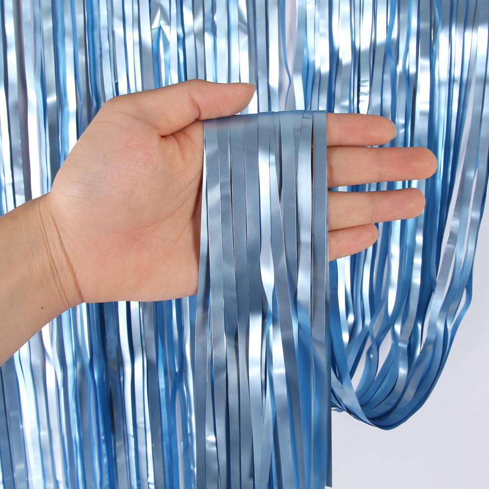 1x2m Elegant Matte Colorful Rain Curtain For Stunning Birthday Wedding Party Decorations