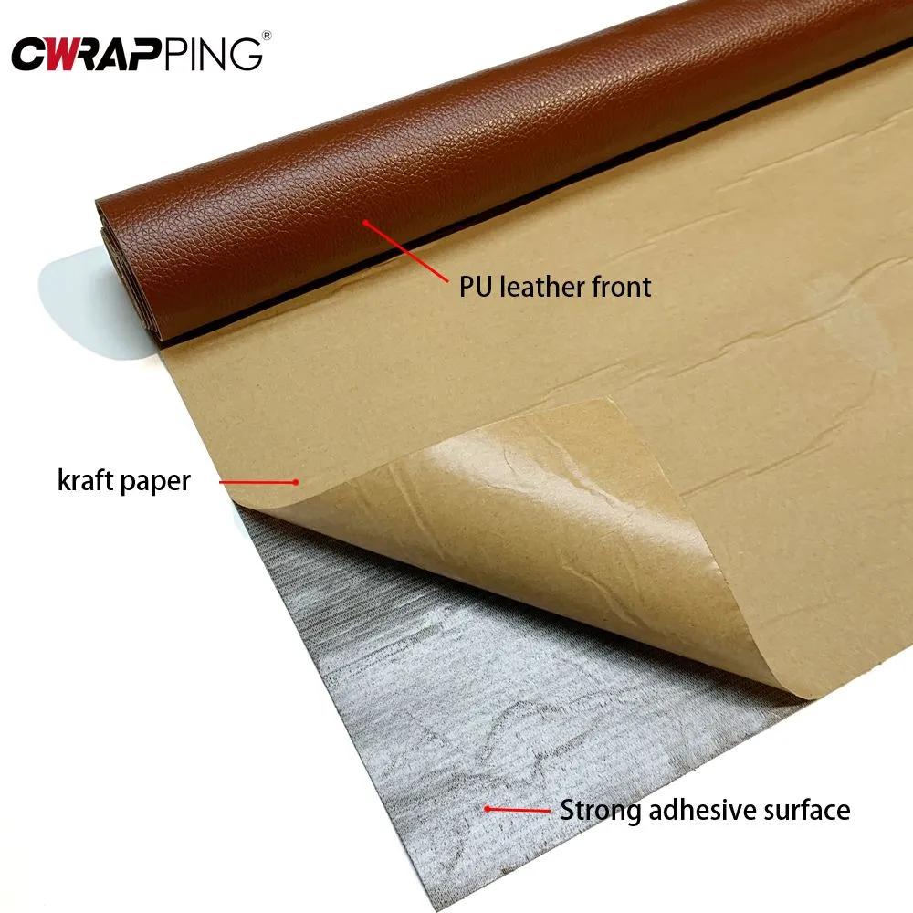 Black 35x100 cm, self-adhesive artificial leather, repair pad for sofa, bed, car and motorcycle seats