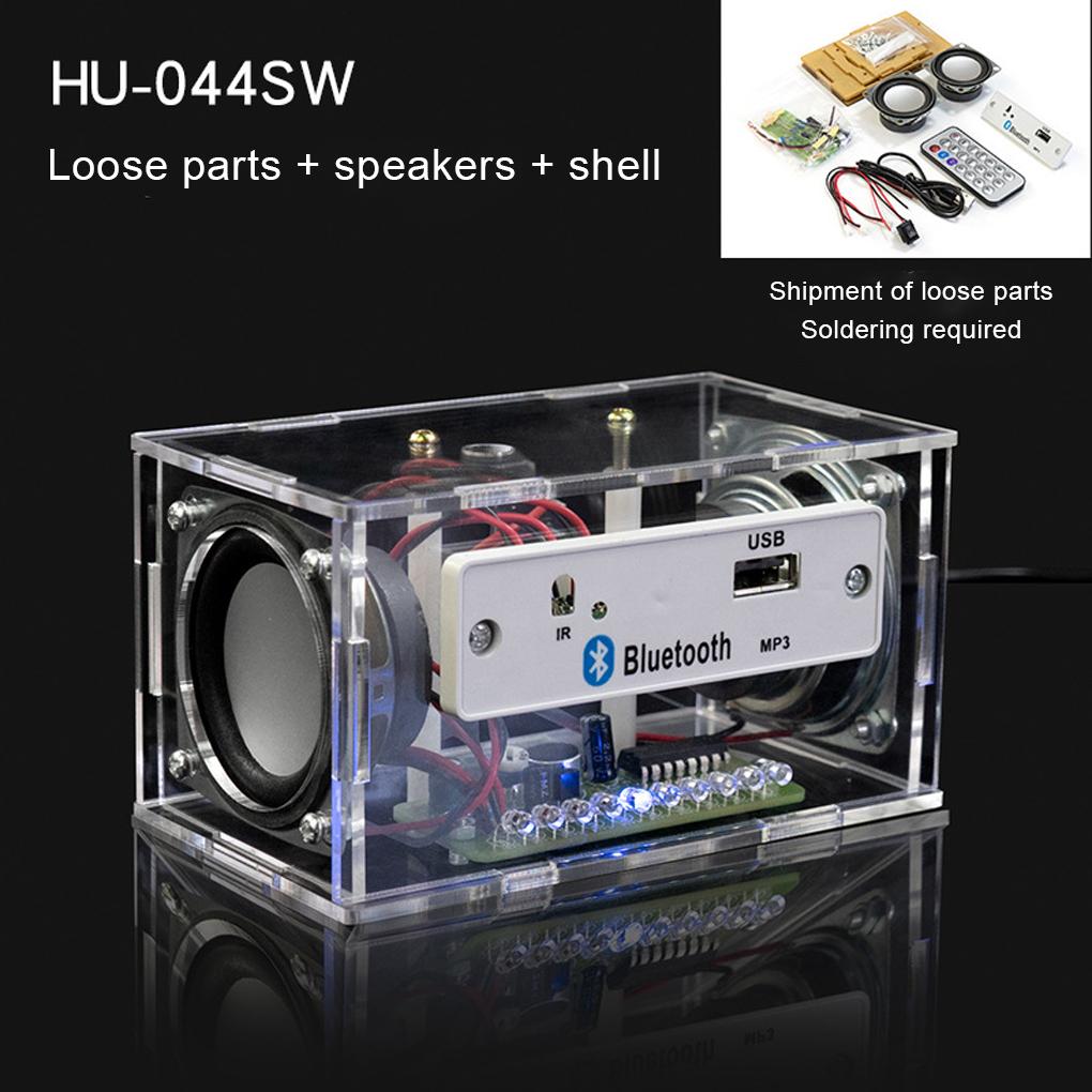 Adults Children Portable Wireless Speaker DIY Crafting Kit Stereo Sound Speakers Making Set Handmade Accessories