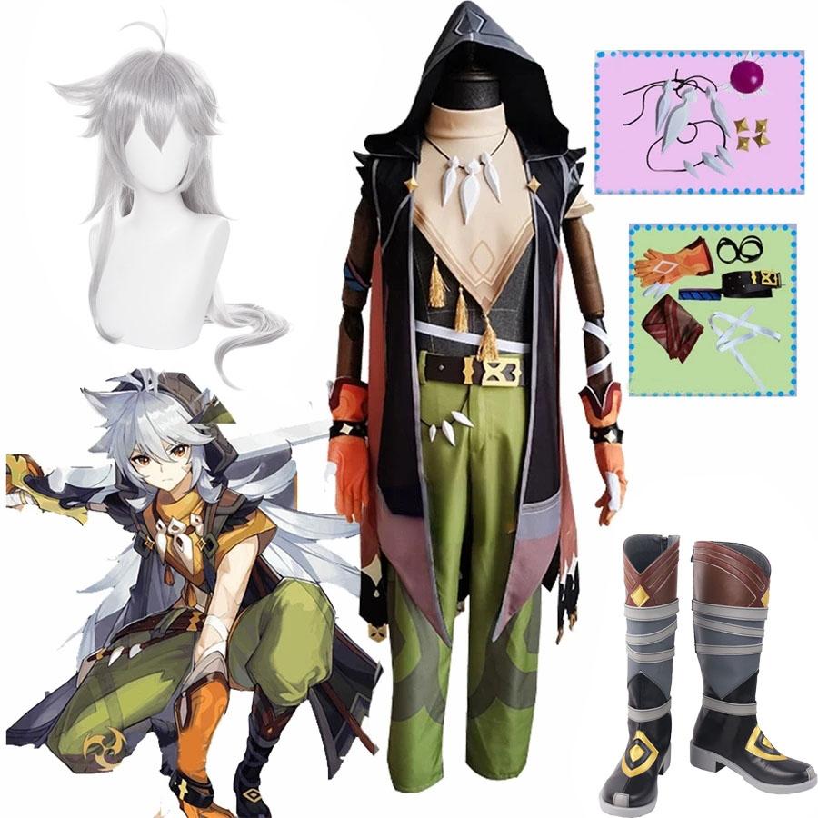 Game   Razor  Cosplay Costume Shoes Necklace Uniform Wig Anime Halloween Party Outfit