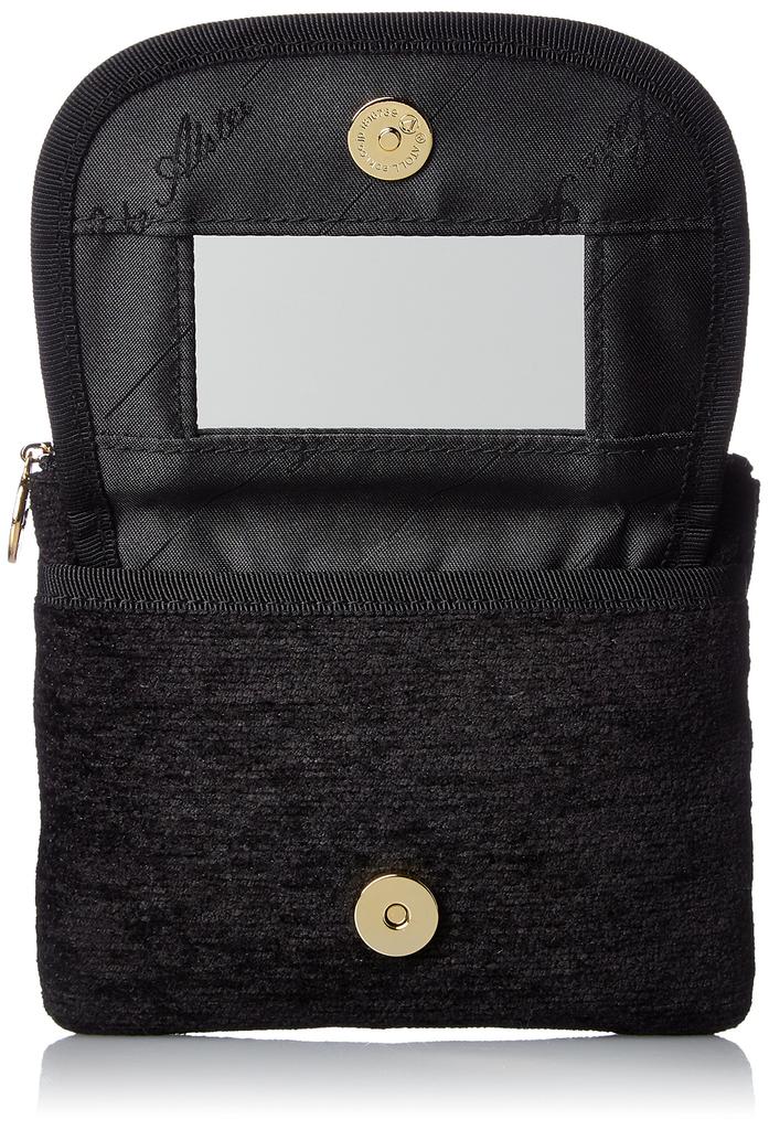 Lake Ulster Mirrored Flap Tissue Pouch, Rose, 36631134, 02, Black