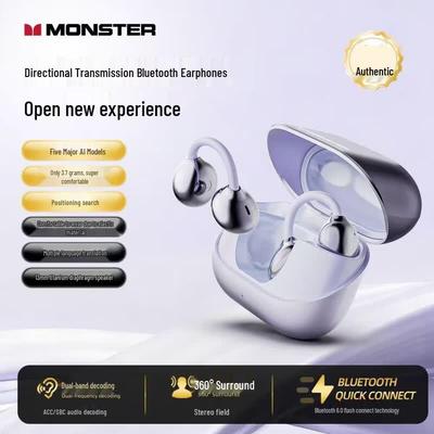 Monster AC235 AI Ear Clip Bluetooth Headphones