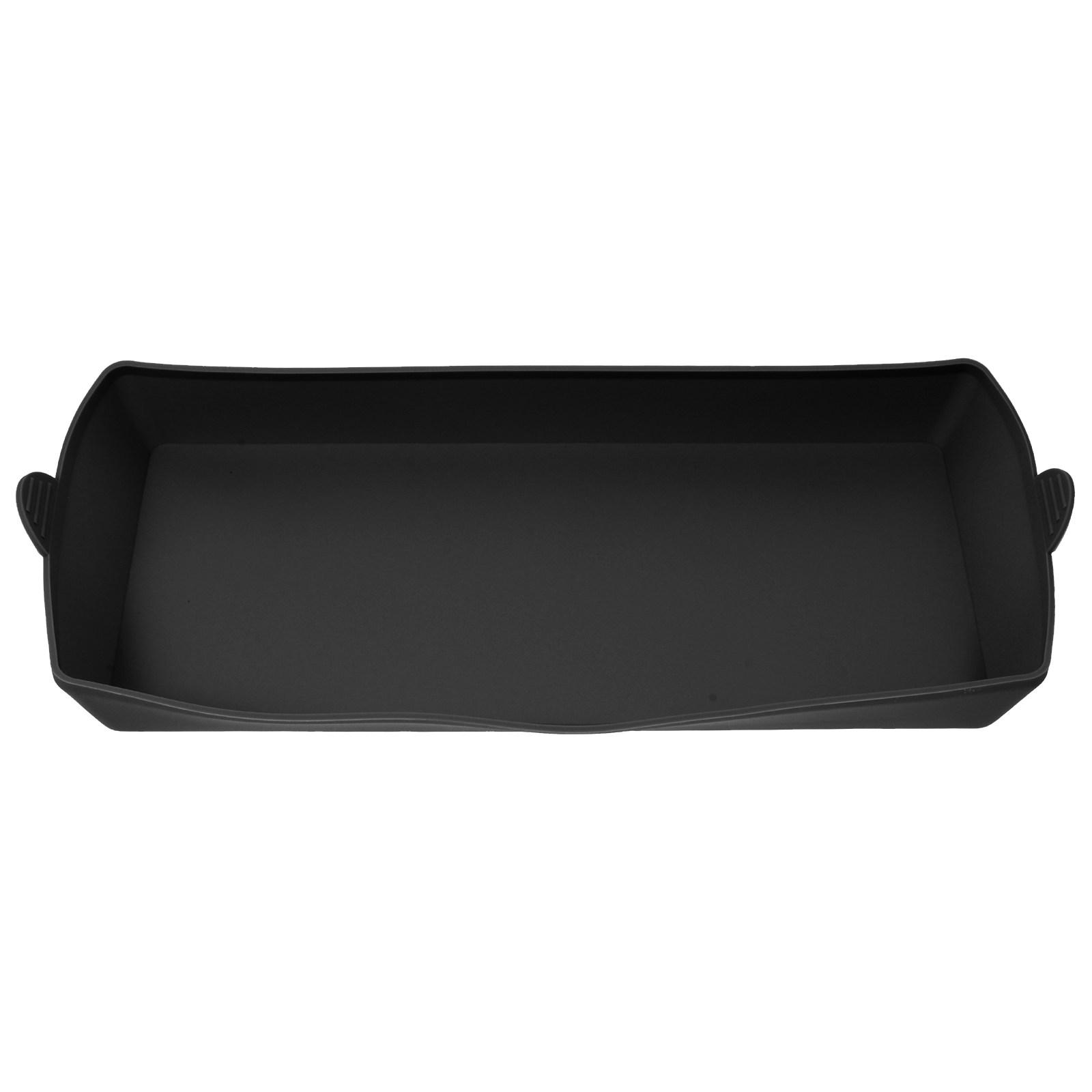 

Silicone Baking Tray Non-Stick Heat Resistant Oven Pad Reusable For Chicken Wings Fish Shrimp Burgers Breakfast Oven чорний