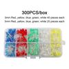 3V LED Diodes 3mm 5mm LED Diode Assortment Positive And Negative Poles High Brightness Long Lifespan Low Heat Generation