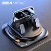 SEAMETAL Soporte para Teléfono de Coche Antideslizante Silicona Soporte para Teléfono en el Salpicadero Rotación Libre de 360 Grados Soporte Universal para Navegación Head-Up