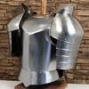 Medieval Hand Forged Knightly Armor Set - Functional Historical Replica 18 Gauge Polished Steel HEMA LARP Cuirass Paldron Set