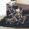 Arcane Caitlyn Game Flannel Blanket Warm Soft Throw Blanket for Outdoor Picnic Print Bedspread Sofa Bed Cover