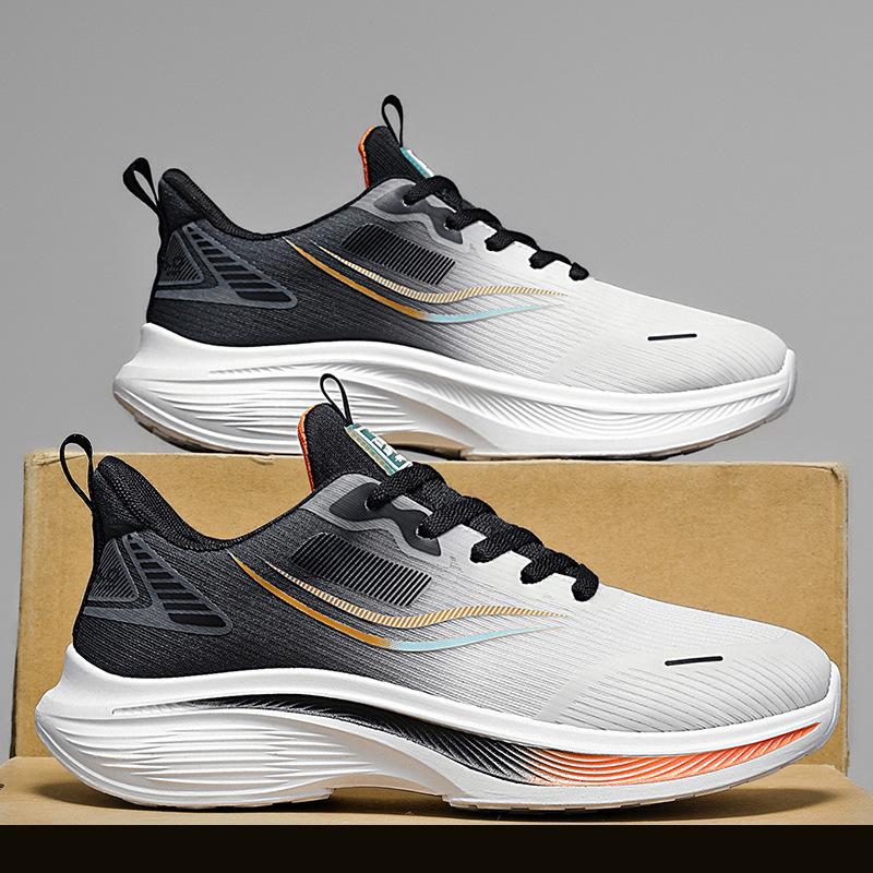 2025 new men's shoes summer breathable mesh lightweight sports running shoes men's shock-absorbing casual couple shoes