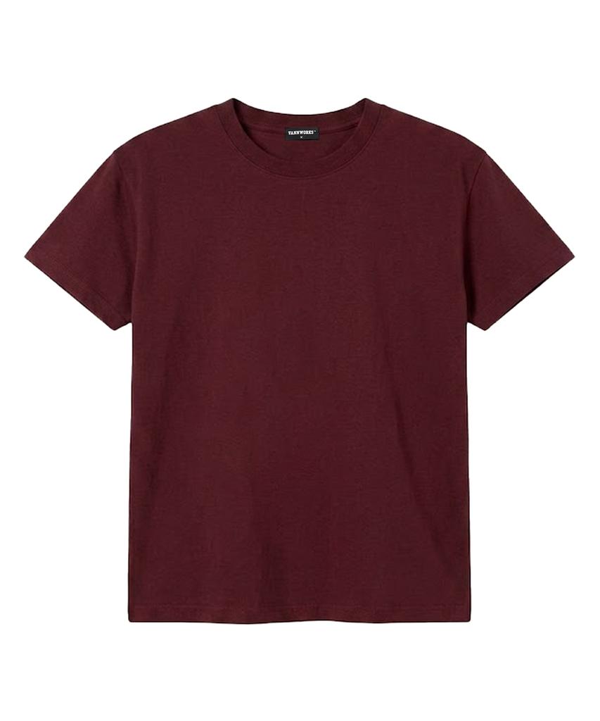 VANNWORKS Crop Short Sleeve T-Shirt (Vs0300) Burgundy