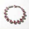 Korean Version of Fashionable Fresh and Sweet Geometric Zircon Bracelet Women's Niche Versatile Accessories Exquisite Design Jewelry 2026