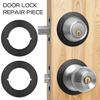 1/2Pcs Round Door Knob Plates Self Adhesive Scratch-Resistant Simple Installation Door Handle Cover
