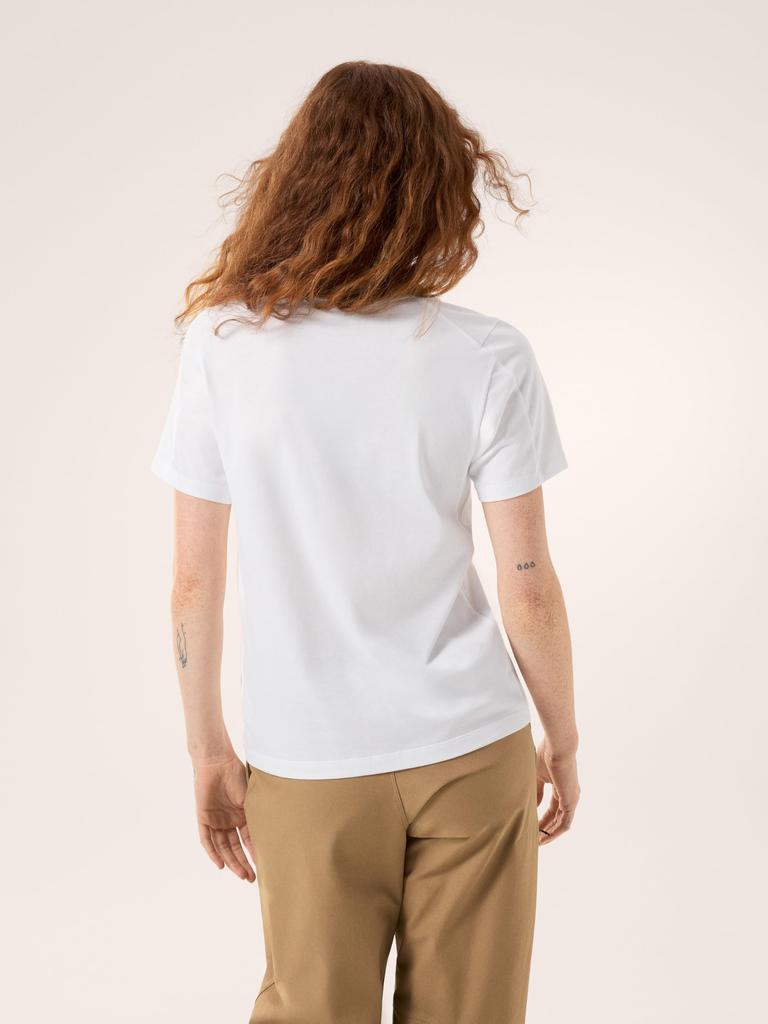 Crag SL Cotton Emblem Crew Short Sleeve White Size S Arc'teryx Women's Jacket, Light, (X000009502)