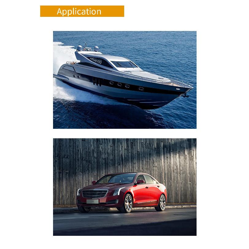 Waterproof 85mm 0-999 km/h MPH Knots GPS Speedometer Odometer Trip Tachometer Hours with Fuel Voltmeter Water Temp for Boat Car