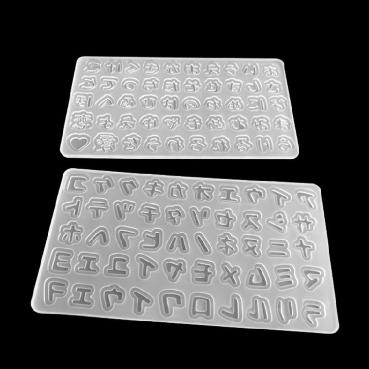 Silicone Sand Art Decoration Mold Epoxy Resin Moulds Japanese Character Shaped