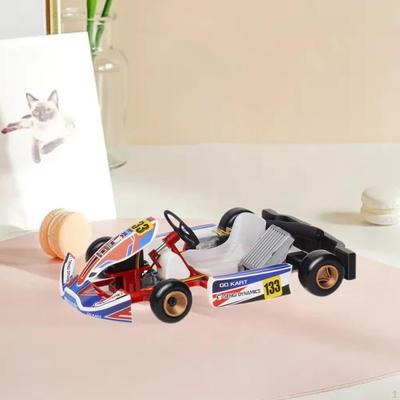 1/32 Scale Mini Remote Control Kart Model Kit Toy Gifts Sturdy Multifunctional Collectible