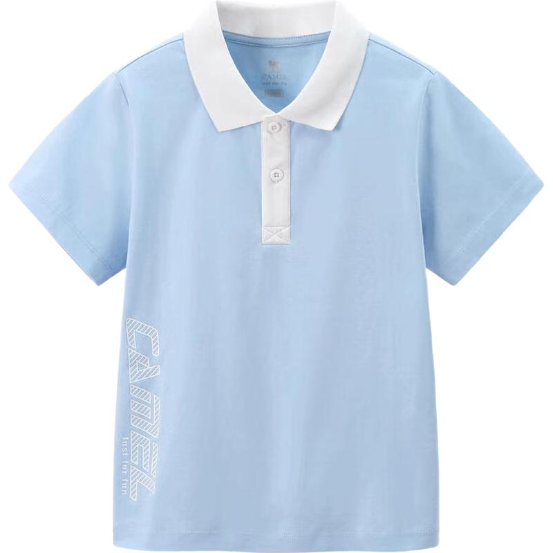 

CAMEL Kids Unisex Quick-Dry Short-Sleeve Polo T-Shirt