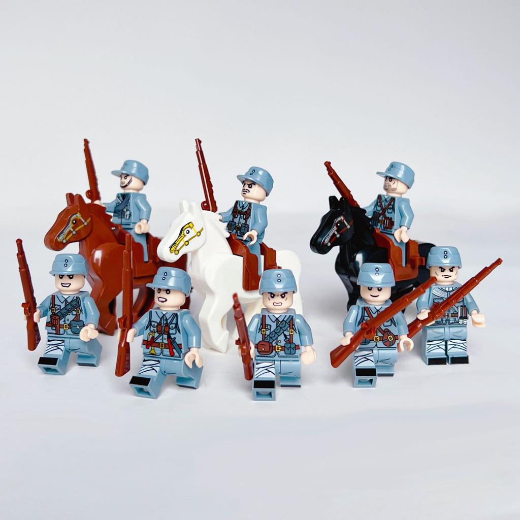 Military Doll Building Block Eighth Route Army Soldier Doll Puzzle Assembly Children'S Toys