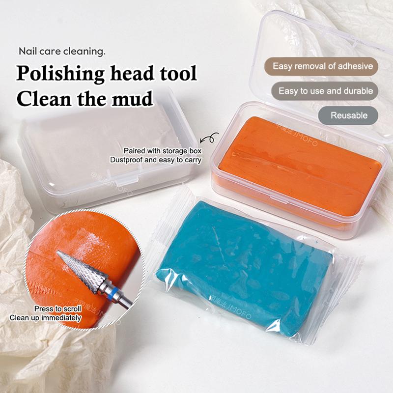 Professional Nail Drill Bit Cleaning Putty Deep Clean Remove Glue Debris For Nail Files Manicure Tools Cleaner