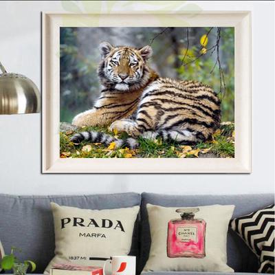 Paint with Diamonds Animal Tiger Diamond Painting Diamond Embroidery Cross Stitch Rhinestone Picture