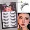 Asian-Inspired 3D Faux Lashes: Dense, Single Piece for a Natural Smoky Look - Perfect for Beginners