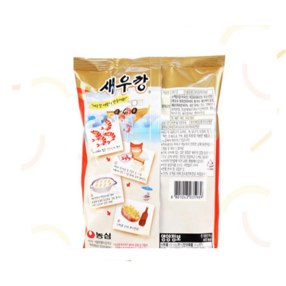 Nongshim Shrimp Chips, 90g * Pack of 4