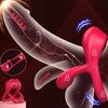 Mouth Clitoral Vibrator Penis Ring, APP Penis Ring Couple Pleasure Sex Toys, Male Female, Male Female Couple Sex Toys with G Spot Clitoral Vibrator