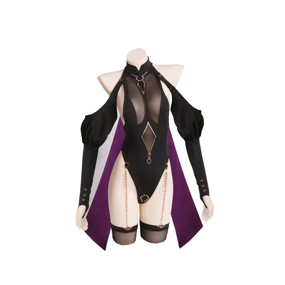 

[Pupubanbanya] [Lavender] Purple Enchantress Witch Cosplay Costume, Christmas, Halloween Costume, Sexy, Erotic, Wizard, Size L+