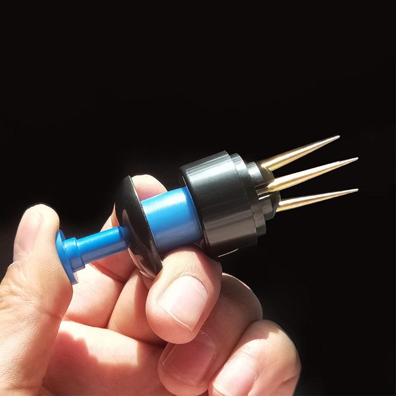 Red Worm On Bait Device Linked To Red Worms Web Earthworm Bloodworm Clip Live Bait Bundled Fishing Accessories Gear Supplies