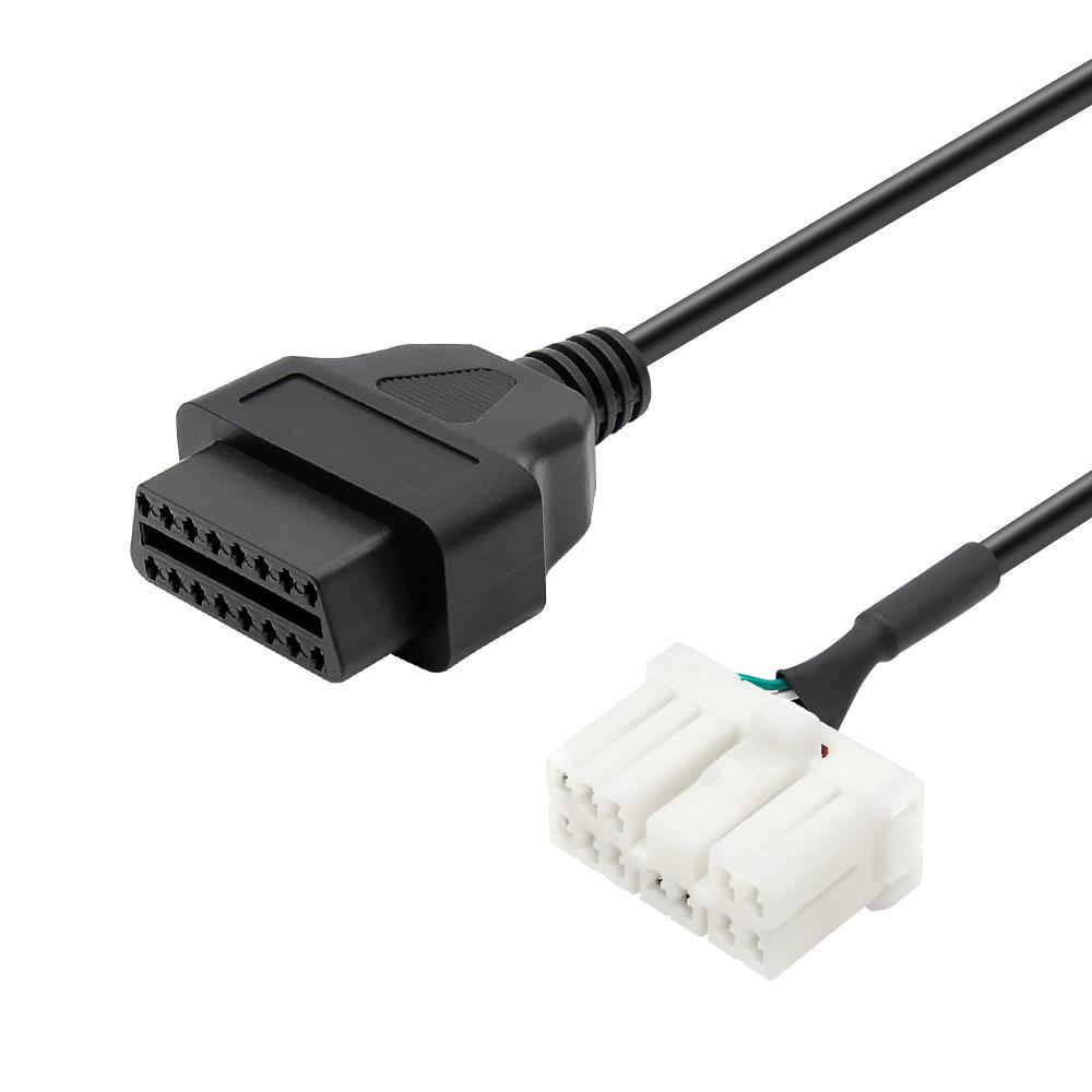 For Tesla 12pin 20pin 26pin To 16pin Male Female OBD2 Cable Connector Model 3 Model Y OBD 2 OBDII Diagnostic Tool Auto Adapter