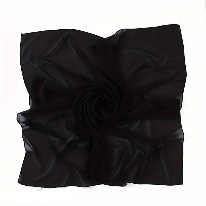 Muslim Chiffon Hijab Scarf for Women Big Solid Color Head Wrap for Women Hijabs Scarves Ladies Muslim Veil Jersey Hijabs Turban