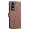 For vivo Y400 5G Case BINFEN COLOR BF35 Geometry Imprinted Leather Phone Cover RFID Blocking Wallet Stand