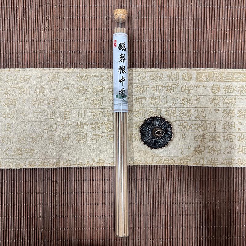 10g/50g Stick Incense Goose Pear Tent Incense Natural Material Agilawood Household Air Purification and Calming Joss Stick