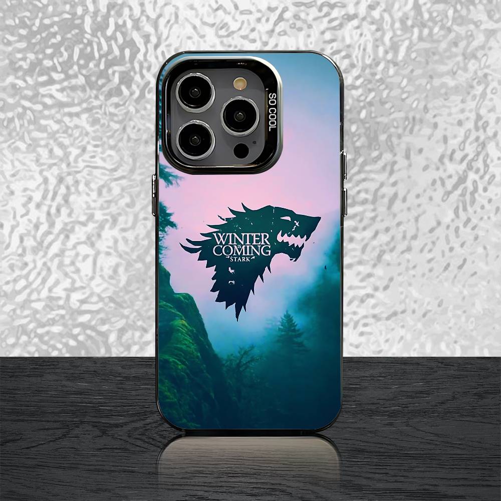 W-Winter Is C-Coming Phone Case For iPhone 15,17,12,14,13,16,11,E,Max,Plus,Air,Pro,Mini Matte Protect Cover